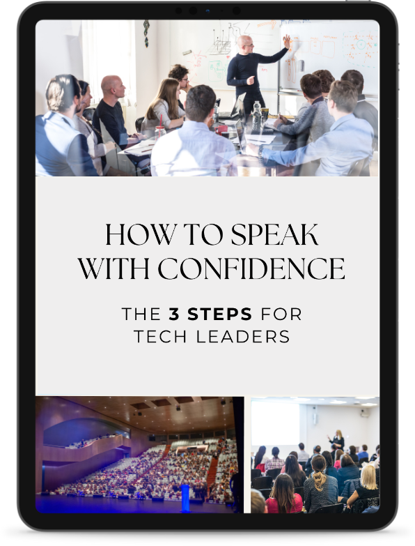 coverbook How to speak with confidence: The 3 steps for tech leaders
